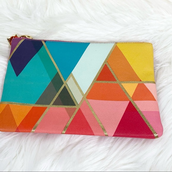 Erin Condren Handbags - Erin Condren Rainbow Triangle Zipper Pouch